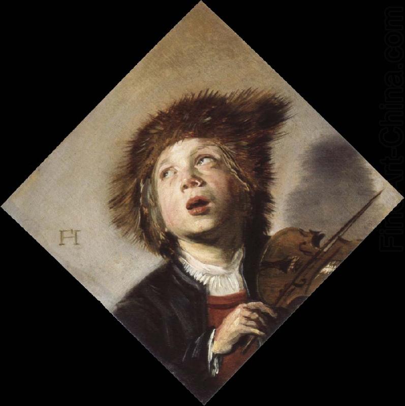 a boy with a violin, Frans Hals